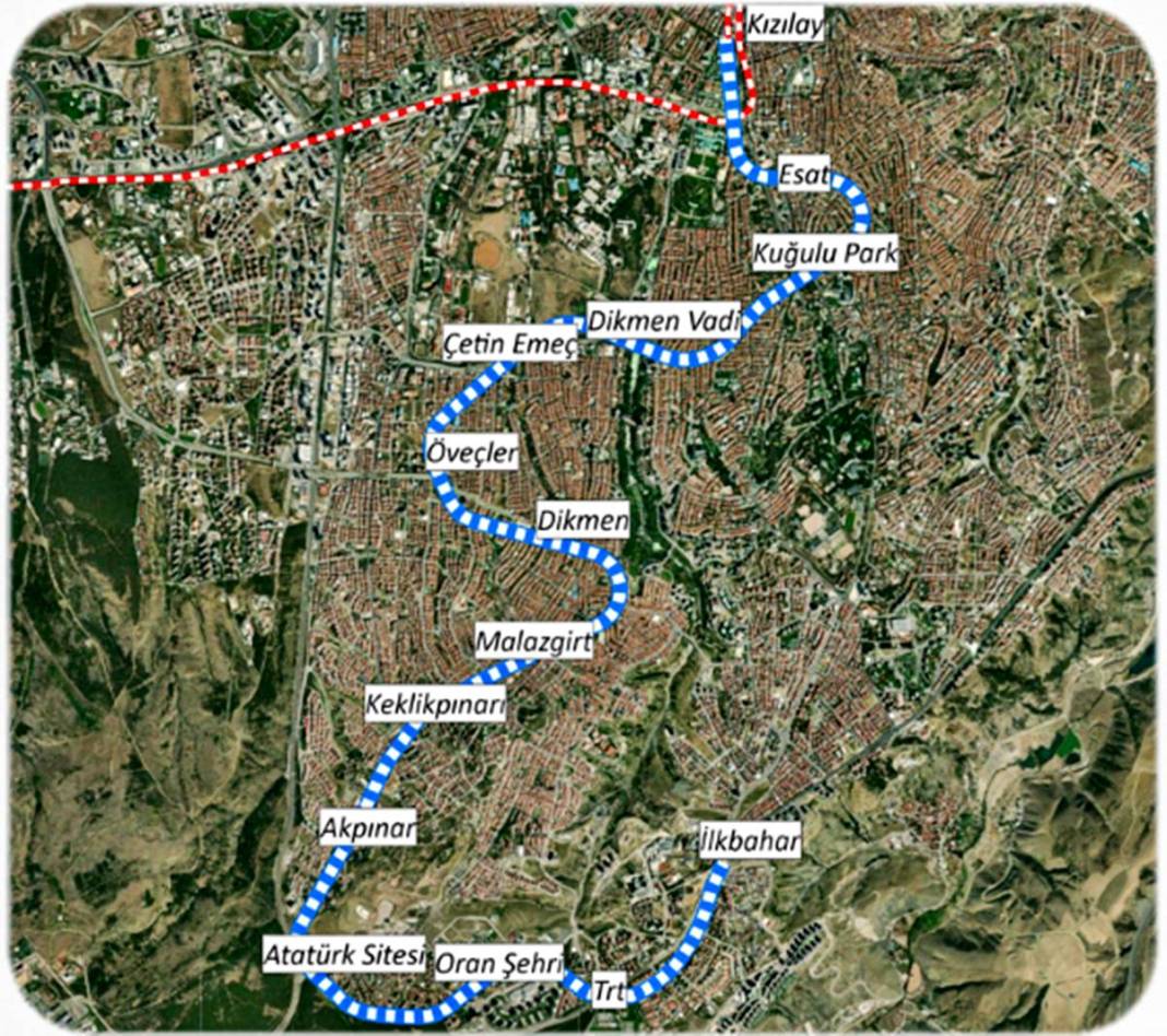 Ankara'da metro ağına dev yatırım: Başkentte ulaşım kökten değişecek! İşte yeni metro hatlarının güzergahı ve istasyonları 4